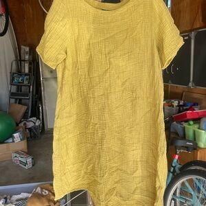 Linen-Blend Women's Dress